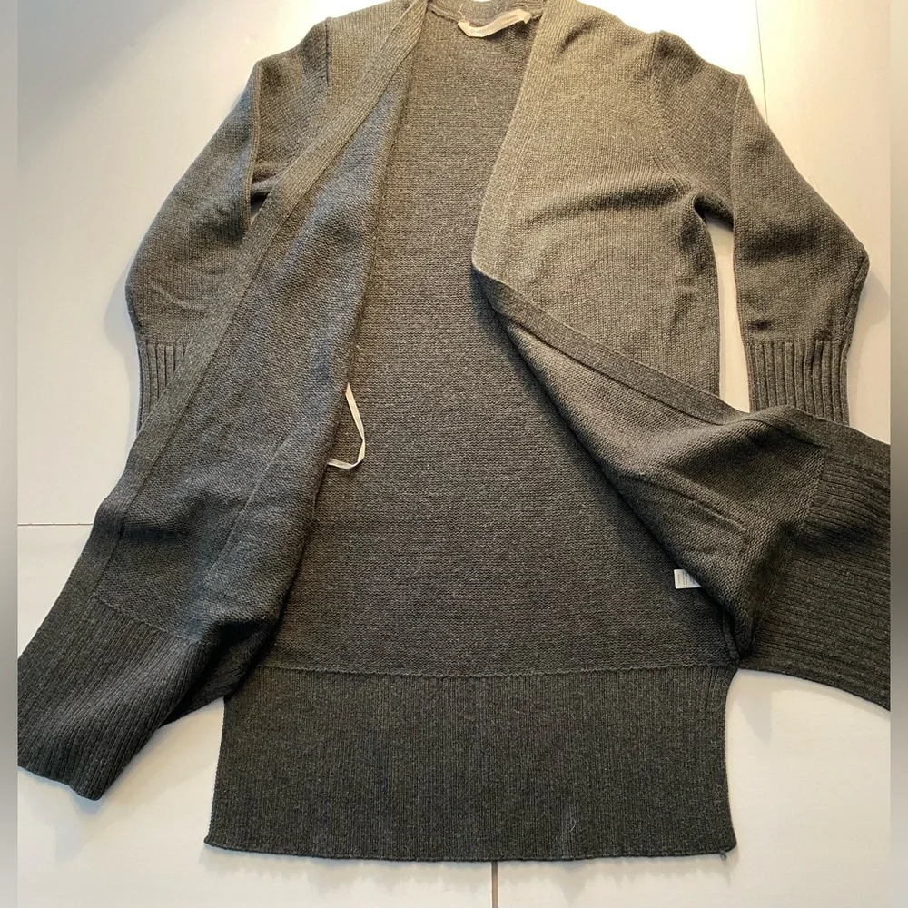 Athleta Passage Open front cardigan Gray Large NWOT - Picture 4 of 13